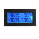 6in1 AC 60-500V/20A Backlit LCD Digital Voltmeter Panel AC Voltage Current Meter