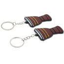 Fashion Music Keyring Djembe Keychain Purse Bag Pendant Car Hanging Decor