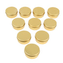 40 Packs Mini Round Tin Jars Screw Top Cosmetic Container Travel Tins Box