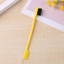 Beauty Double-sided Edge Control Hair Comb Eyebrow Brush Combs (Yellow) A