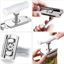 Stainless Steel Adjustable Twist Jar Opener Spiral Can Seal Lid Remover Twi T5N6