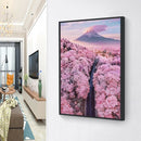 Cherry Blossom DIY Diamond Painting Rhinestone Full Round Drill Home Decor