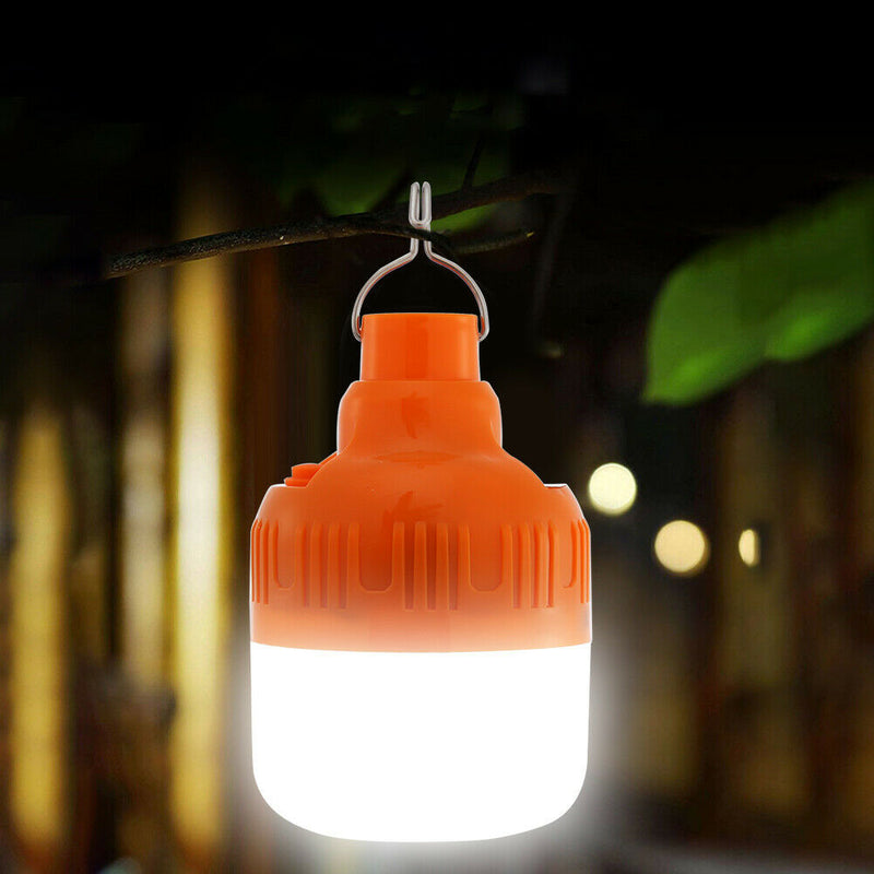 Rechargeable Emergency Bulb Hanging Portable Night Market Stall Lamp (100W)