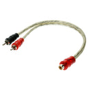 Car Vehicle Stereo Audio Cable Aux Cord 1 Male to 2 Female Conversion Kit
