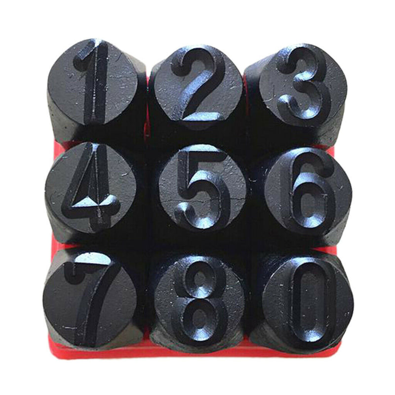 2 Sets of 18 Pieces Number Punch Set For Stamping Metal - 3mm & 12.5mm