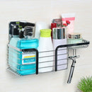 Stainless Steel Bathroom Storage Shelf Punch-Free Kitchen Bathroom Toilet W