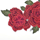 Embroidery Rose Flower Sew On Patch Badge Bag Jeans Dress Applique Craft TO