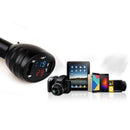 3 In 1 Digital Led Voltmeter Thermometer Monitor Dual Usb Car Charger 12V/2 P6Y2