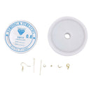 Jewellery Making Starter Kit Findings Spacer Steel Wire Elastic Cord Golden