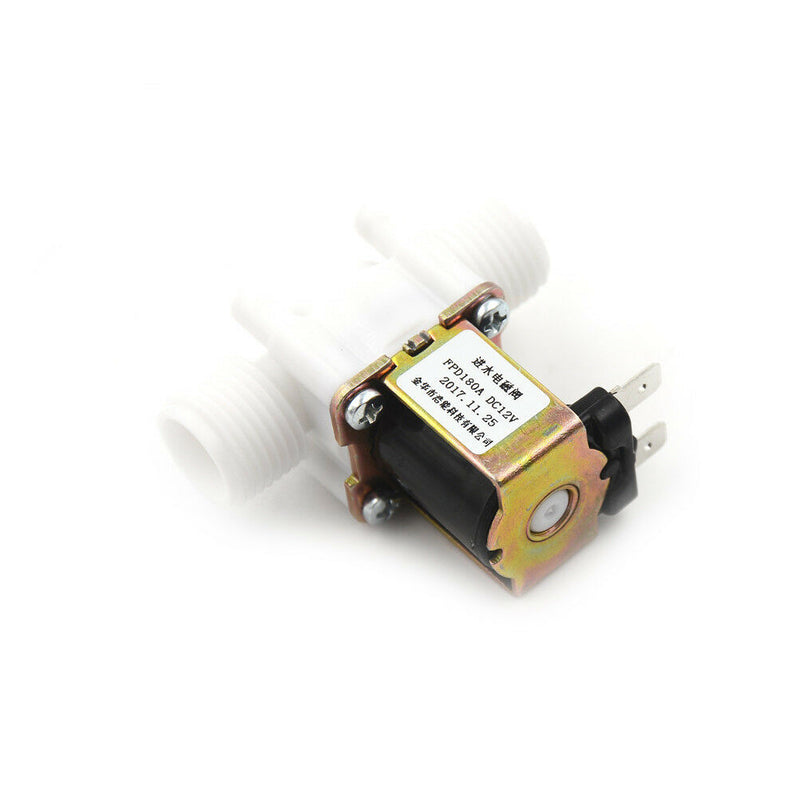 1/2" N/C Electric Solenoid Valve 12V  Magnetic Water Air Normally Closed M&O