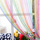 Room Divider Fly Screen Curtain Strip Tassel Colorful Hot Window Panel Door Q1D3