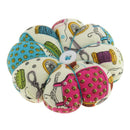 Handy Pumpkin Shaped Pin Cushion with Wrist Band Wearable Needle Pincushion