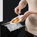 Car Trash Can with Lid,Car Trash Bag Hanging with Storage Pockets-Collapsib
