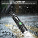 Super Bright T6 LED Flashlight 3 Modes USB Rechargeable Waterproof Zoom Torch