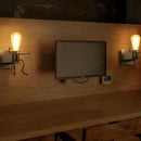 Creative wall lamp E27 Man shape sconce Cute light Iron interior wall light