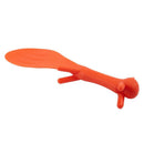 Orange Plastic Squirrel Shaped Non-stick Rice Spoon Scoop