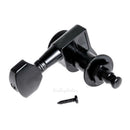 Guitar String Peg Locking Tuners Tuning Pegs Machine Heads Black 6R Inline Keys