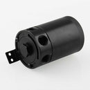 Portable Aluminum Alloy Cylinder Car Oil Catch Can/Reservoir Tank Baffled with 1