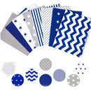 8pcs Soft Breathable Handmade DIY Patchwork Twill Printed Cotton Fabric A