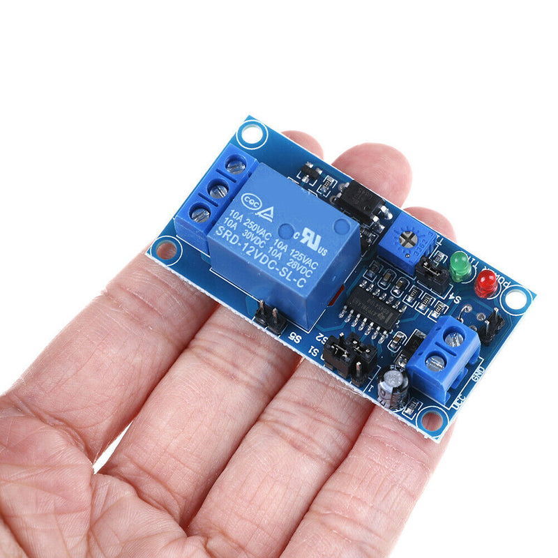 DC 12V time relay module normal open time delay relay control switch S Bj