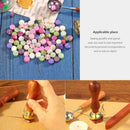 100pcs Retro Fire Painting Pill Octagon Sealing Wax Grain Stamping Envelope