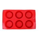 6 Holes Concrete Planter Molds Homemade Succulent Plants Pot Silicone M Hn