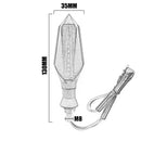 2Pcs Motorcycle Turn Signal Light Led Flow Flashing Motorcycle Universal In A1F1