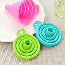 5pcs Kitchen Home Household Mini Food Grade Silicone Folding Telescopic  TOJ