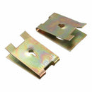 50Pcs Car Door Panel Screw U-Type Iron Nuts Plate Clip Fastener