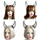 Devil Ox Horn Hair Hoop Halloween Party Nightclub Headband Hairband Headwe3C