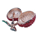 Red Cherry Brooches for Women Cherry Fruits Party Weddings Banquet Brooches