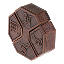 Box Lock Puzzle Classic Metal Brain Teaser IQ Test Toys Mind Game (Level 1)