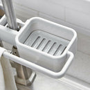 1Pc Kitchen Sink Faucet Sponge Storage Organizer Cloth Drain Rack Holder Sh Gw