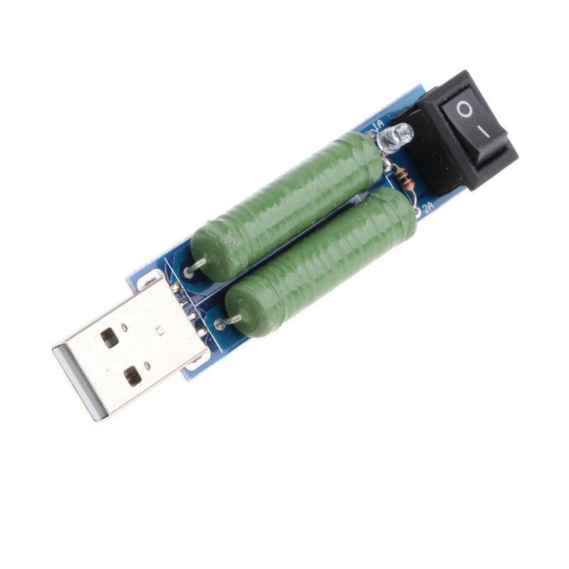 Discharge Interface Load Resistor USB with Switch 3A 1A USB Power Adapter