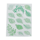 Vivid  Green Leaves Stamps DIY Scrapbooking Card Making Photo Album Decor FT