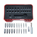 22 pcs Screw Extractor Double Head Drilling Bit Spiral Remover Tool Universal