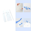 7Pcs Transparent Full Face Shield Anti-Splash Anti-fog Face Frame Glasses
