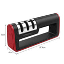 Kitchen Sharpener Manual 3 Stage Sharpening Tool & New Anti Bas Slip M9P6