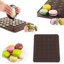 30-cavity Silicone Pastry Cake Macaron Macaroon Oven Baking Mould Sheet Mat 3C