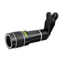 20X Telescope Zoom Mobile Phone Camera Lens, External Monocular, Clip On Type