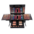 Miss Rose 180 Colors Cosmetic Powder Eyeshadow Palette Matte Nude Shimmer E