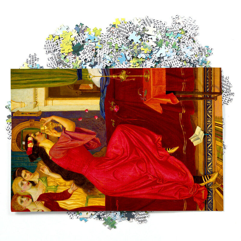 Drinking Lady 1000pcs DIY Paper Puzzles Jigsaw Educational Kids Adults Toys