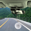 Car Pendant Bling Ball Hanging Ornament Rhinestone Interior Decor Crystal BalOZ