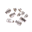 5Pcs J107 Hardware Cabinet Boxes Spring Loaded Latch Catch Toggle Steel Haspã€LJ