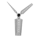 0-29mm Steel Metric Taper Gauge Aperture Scale Wedge Feeler