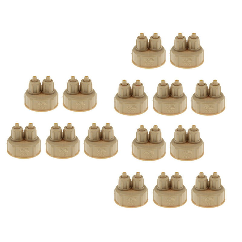 15x Fish Plant Tank Aquarium CO2 Generator Reactor Bottle Cap For Live Plant