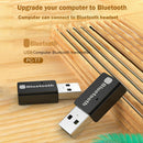 Wireless PC Audio Music Transmitter Bluetooth 5.0 Sound Card USB Power Adapter
