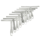 Luthier Stainless Steel String Action Ruler & Understring Radius Gauge Set