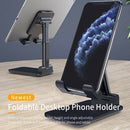 Folding Cell Phone Stand Height Adjustable Aluminum Alloy Desk Table Holder