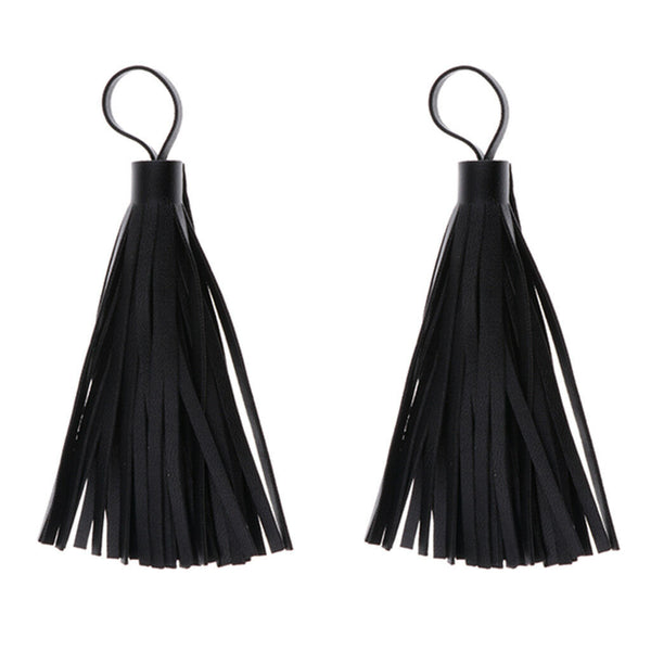 2x Korean Leather Car Handbag Purse Pendant Charm Tassel Keyring Gift Crafts